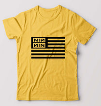 Load image into Gallery viewer, Nine Inch Nails T-Shirt for Men-Golden Yellow-Ektarfa.online
