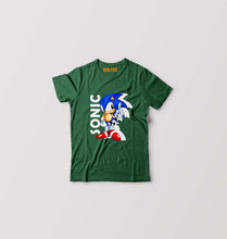 Load image into Gallery viewer, Sonic Kids T-Shirt for Boy/Girl-Dark Green-Ektarfa.online