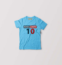 Load image into Gallery viewer, Ronaldinho Kids T-Shirt for Boy/Girl-Light Blue-Ektarfa.online