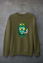 Load image into Gallery viewer, Weed Monster Unisex Sweatshirt for Men/Women-Olive Green-Ektarfa.online