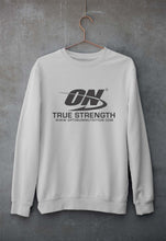Load image into Gallery viewer, optimum nutrition Unisex Sweatshirt for Men/Women-Grey Melange-Ektarfa.online