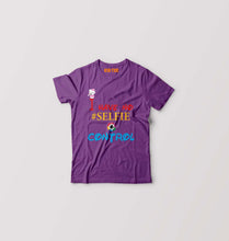 Load image into Gallery viewer, I Have No Selfie Control T-Shirt for Boy/Girl-Purple-Ektarfa.online