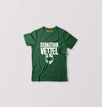 Load image into Gallery viewer, Sebastian Vettel F1 T-Shirt for Boy/Girl-Dark Green-Ektarfa.online