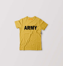 Load image into Gallery viewer, Army Kids T-Shirt for Boy/Girl-Golden Yellow-Ektarfa.online