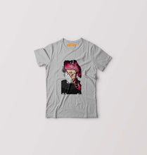 Load image into Gallery viewer, Sukuna Anime Kids T-Shirt for Boy/Girl-Grey-Ektarfa.online