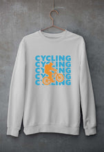 Load image into Gallery viewer, Cycling Unisex Sweatshirt for Men/Women-Grey Melange-Ektarfa.online