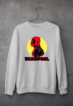 Load image into Gallery viewer, Deadpool Superhero Unisex Sweatshirt for Men/Women-Grey Melange-Ektarfa.online