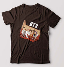 Load image into Gallery viewer, BTS Kpop T-Shirt for Men-Coffee Brown-Ektarfa.online