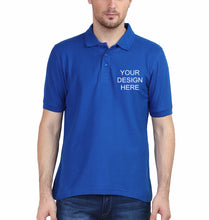 Load image into Gallery viewer, Customized-Custom-Personalized Polo T-Shirt for Men-Royal Blue-Ektarfa.online