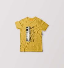 Load image into Gallery viewer, Piano Kids T-Shirt for Boy/Girl-Golden Yellow-Ektarfa.online