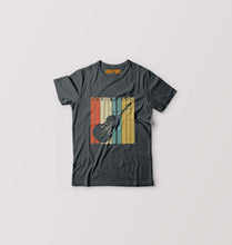Load image into Gallery viewer, Double Bass Violin Kids T-Shirt for Boy/Girl-Steal Grey-Ektarfa.online