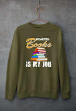 Load image into Gallery viewer, Books Unisex Sweatshirt for Men/Women-Olive Green-Ektarfa.online