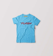 Load image into Gallery viewer, Flash Superhero Kids T-Shirt for Boy/Girl-Light Blue-Ektarfa.online