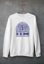 Load image into Gallery viewer, IIM Ahmedabad Unisex Sweatshirt for Men/Women-White-Ektarfa.online