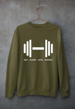 Load image into Gallery viewer, Gym Unisex Sweatshirt for Men/Women-Olive Green-Ektarfa.online