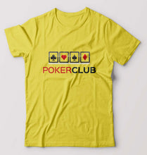 Load image into Gallery viewer, Poker T-Shirt for Men-Yellow-Ektarfa.online