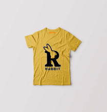 Load image into Gallery viewer, Rabbit Bunny Kids T-Shirt for Boy/Girl-Golden Yellow-Ektarfa.online