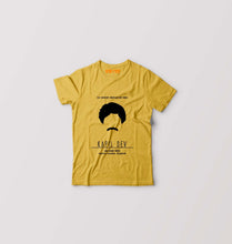 Load image into Gallery viewer, Kapil Dev Kids T-Shirt for Boy/Girl-Golden Yellow-Ektarfa.online