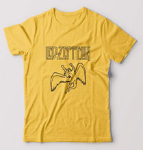 Load image into Gallery viewer, Led Zeppelin T-Shirt for Men-Golden yellow-Ektarfa.online