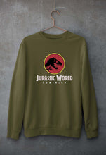 Load image into Gallery viewer, Jurassic World Unisex Sweatshirt for Men/Women-Olive Green-Ektarfa.online