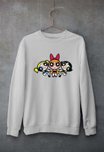 Load image into Gallery viewer, Powerpuff Girls Unisex Sweatshirt for Men/Women-Grey Melange-Ektarfa.online