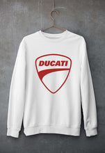 Load image into Gallery viewer, Ducati Unisex Sweatshirt for Men/Women-White-Ektarfa.online