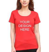 Load image into Gallery viewer, Customized-Custom-Personalized T-Shirt for Women-Red-Ektarfa.online