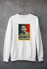 Load image into Gallery viewer, Ronaldinho Unisex Sweatshirt for Men/Women-White-Ektarfa.online