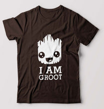 Load image into Gallery viewer, Groot T-Shirt for Men-Coffee Brown-Ektarfa.online