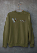 Load image into Gallery viewer, Vikings Unisex Sweatshirt for Men/Women-Olive Green-Ektarfa.online