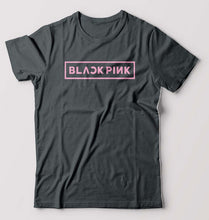 Load image into Gallery viewer, Black Pink Kpop T-Shirt for Men-Steel grey-Ektarfa.online