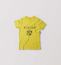 Load image into Gallery viewer, Kylian Mbappé Kids T-Shirt for Boy/Girl-Yellow-Ektarfa.online