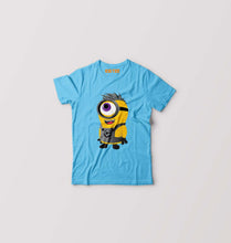 Load image into Gallery viewer, Minion Funkey Kids T-Shirt for Boy/Girl-Light blue-Ektarfa.online