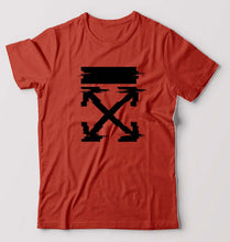 Load image into Gallery viewer, Off White Tee T-Shirt for Men-Orange-Ektarfa.online
