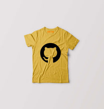 Load image into Gallery viewer, GitHub Kids T-Shirt for Boy/Girl-Golden Yellow-Ektarfa.online