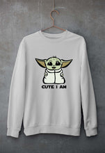 Load image into Gallery viewer, Yoda Star Wars Unisex Sweatshirt for Men/Women-Grey Melange-Ektarfa.online