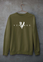 Load image into Gallery viewer, Vikings Unisex Sweatshirt for Men/Women-Olive Green-Ektarfa.online