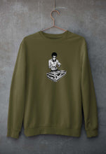 Load image into Gallery viewer, DJ Bruce Lee Unisex Sweatshirt for Men/Women-Olive Green-Ektarfa.online