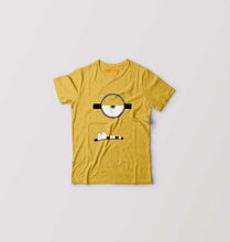 Load image into Gallery viewer, Minion Single Eye & Teeth Kids T-Shirt for Boy/Girl-Golden Yellow-Ektarfa.online