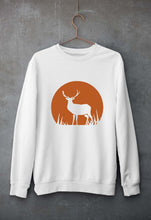 Load image into Gallery viewer, Deer Unisex Sweatshirt for Men/Women-White-Ektarfa.online