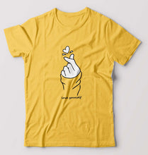 Load image into Gallery viewer, Love Yourself T-Shirt for Men-Golden Yellow-Ektarfa.online