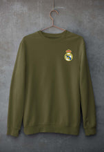Load image into Gallery viewer, Real Madrid Logo Unisex Sweatshirt for Men/Women-Olive Green-Ektarfa.online