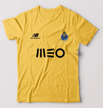 Load image into Gallery viewer, FC Porto 2021-22 T-Shirt for Men-Golden Yellow-Ektarfa.online
