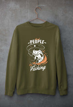 Load image into Gallery viewer, Fishing Unisex Sweatshirt for Men/Women-Olive Green-Ektarfa.online