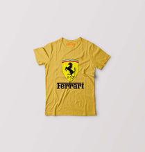 Load image into Gallery viewer, Ferrari Kids T-Shirt for Boy/Girl-Golden Yellow-Ektarfa.online