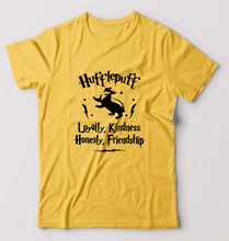 Load image into Gallery viewer, Hufflepuff Harry Potter T-Shirt for Men-Yellow-Ektarfa.online
