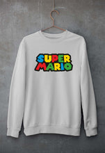 Load image into Gallery viewer, Super Mario Unisex Sweatshirt for Men/Women-Grey Melange-Ektarfa.online