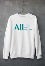 Load image into Gallery viewer, ACCOR LIVE LIMITLESS (ALL) Unisex Sweatshirt for Men/Women-White-Ektarfa.online