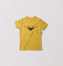 Load image into Gallery viewer, Wonder Woman Superhero Kids T-Shirt for Boy/Girl-Golden Yellow-Ektarfa.online