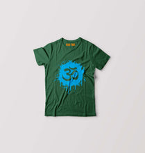 Load image into Gallery viewer, Hindi Om Kids T-Shirt for Boy/Girl-Dark Green-Ektarfa.online